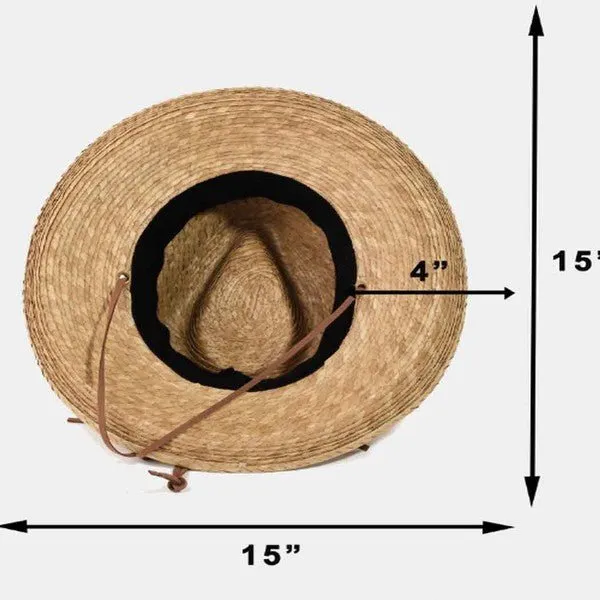 Palm Leaf Western Hat