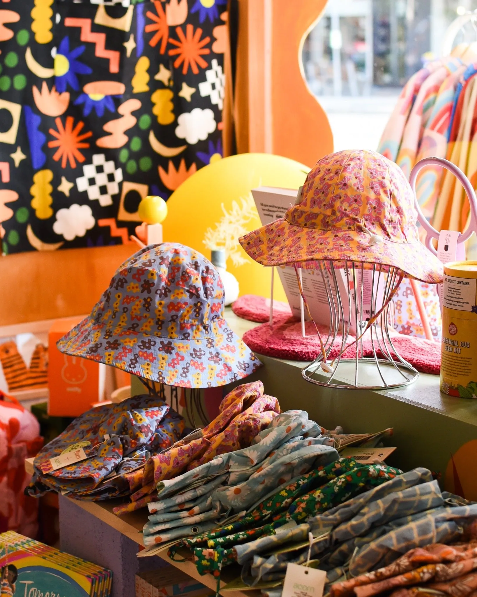 Pinky's x Acorn Splodge Broad Wide Bucket Hat