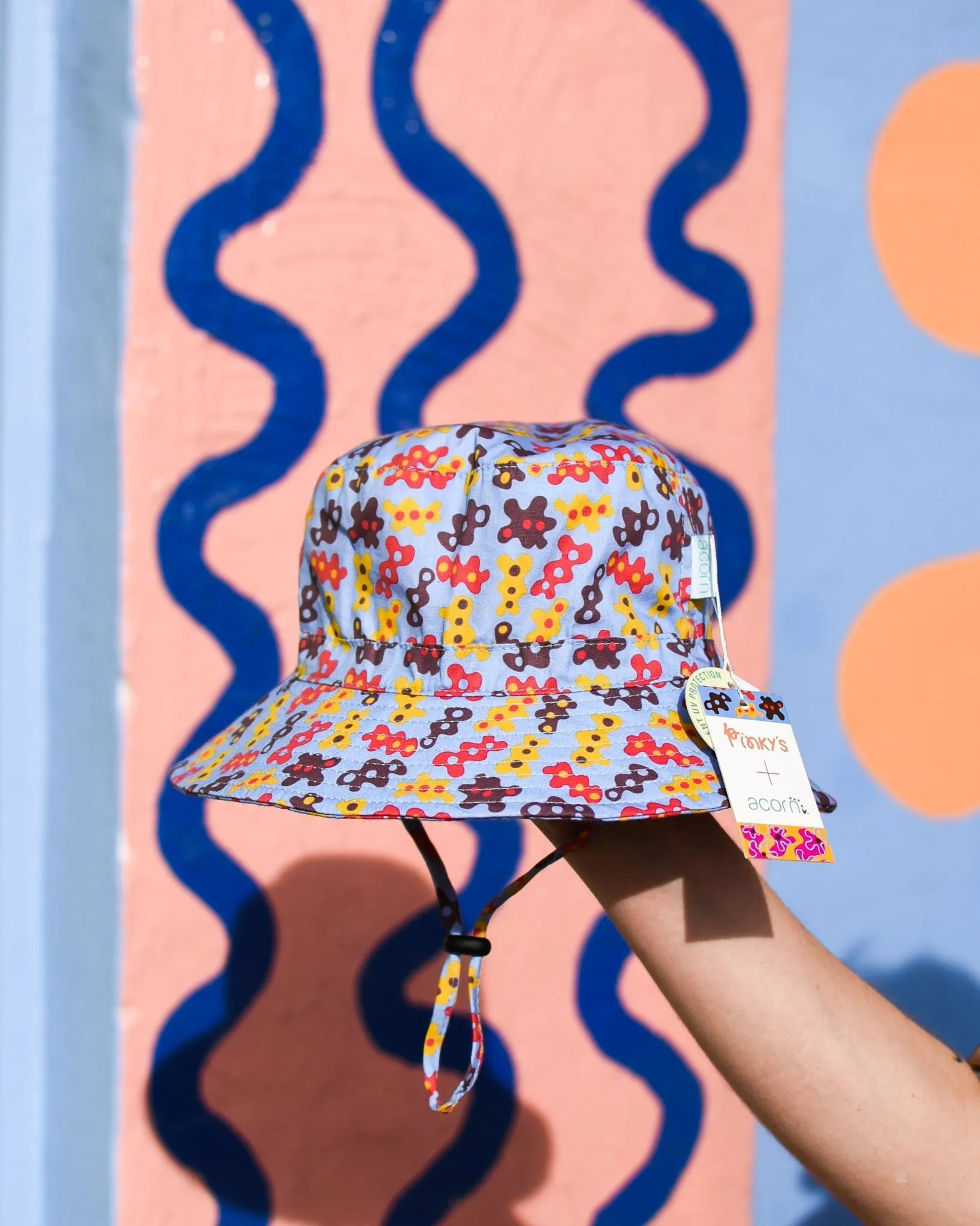 Pinky's x Acorn Splodge Broad Wide Bucket Hat