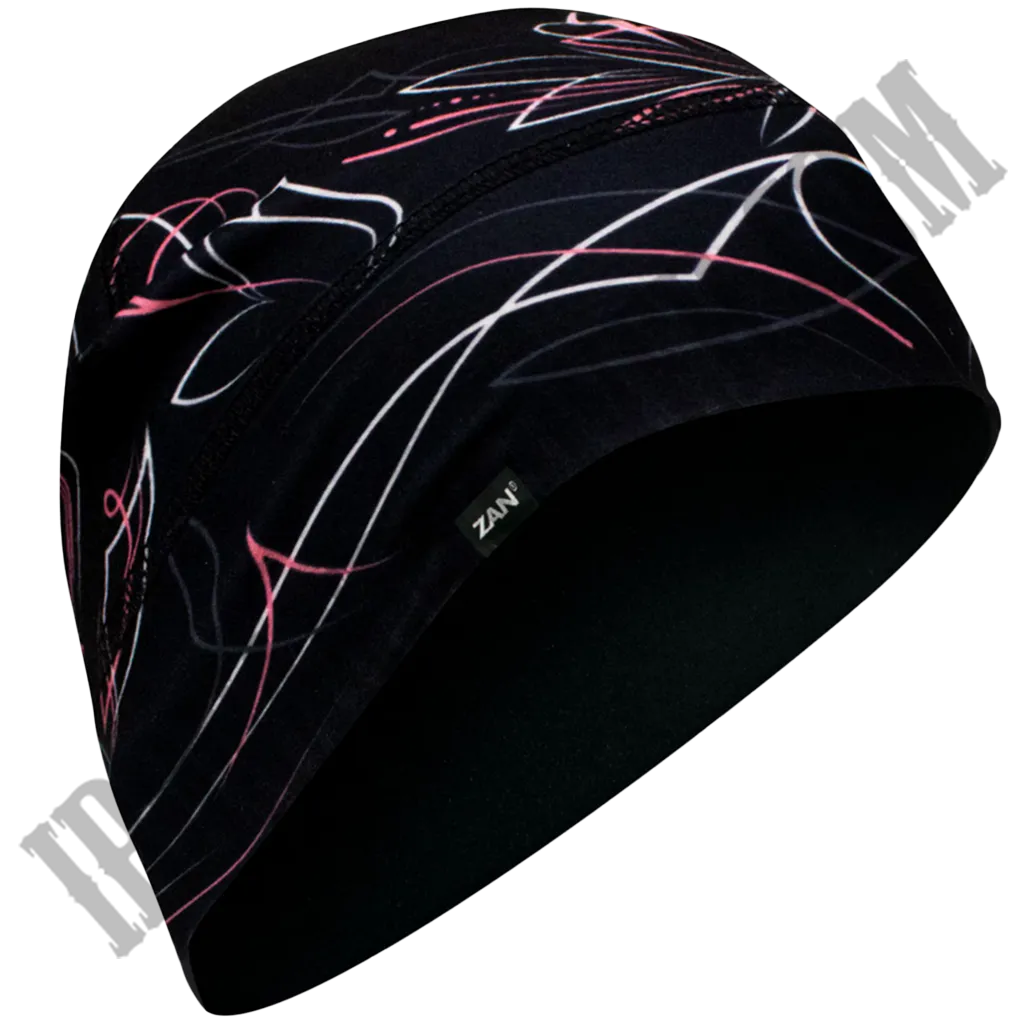Pinstripe Heart Beanie