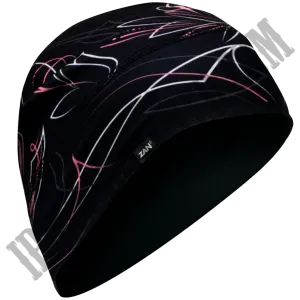 Pinstripe Heart Beanie