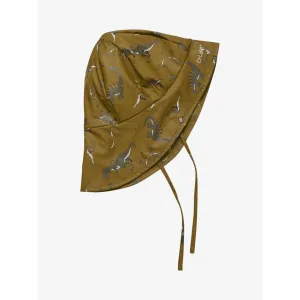 Rain Hat Lined with Fleece - Nutria with Dinos