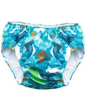 Re-usable Swim Diaper - Sapphire Manta