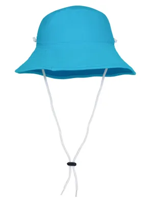 Reversible Bucket Sun Hat - Turquoise/Hawaii