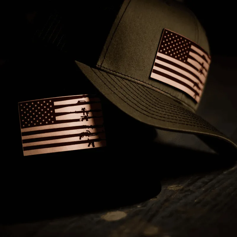 Rifle Flag Patch Hat
