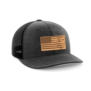 Rifle Flag Patch Hat