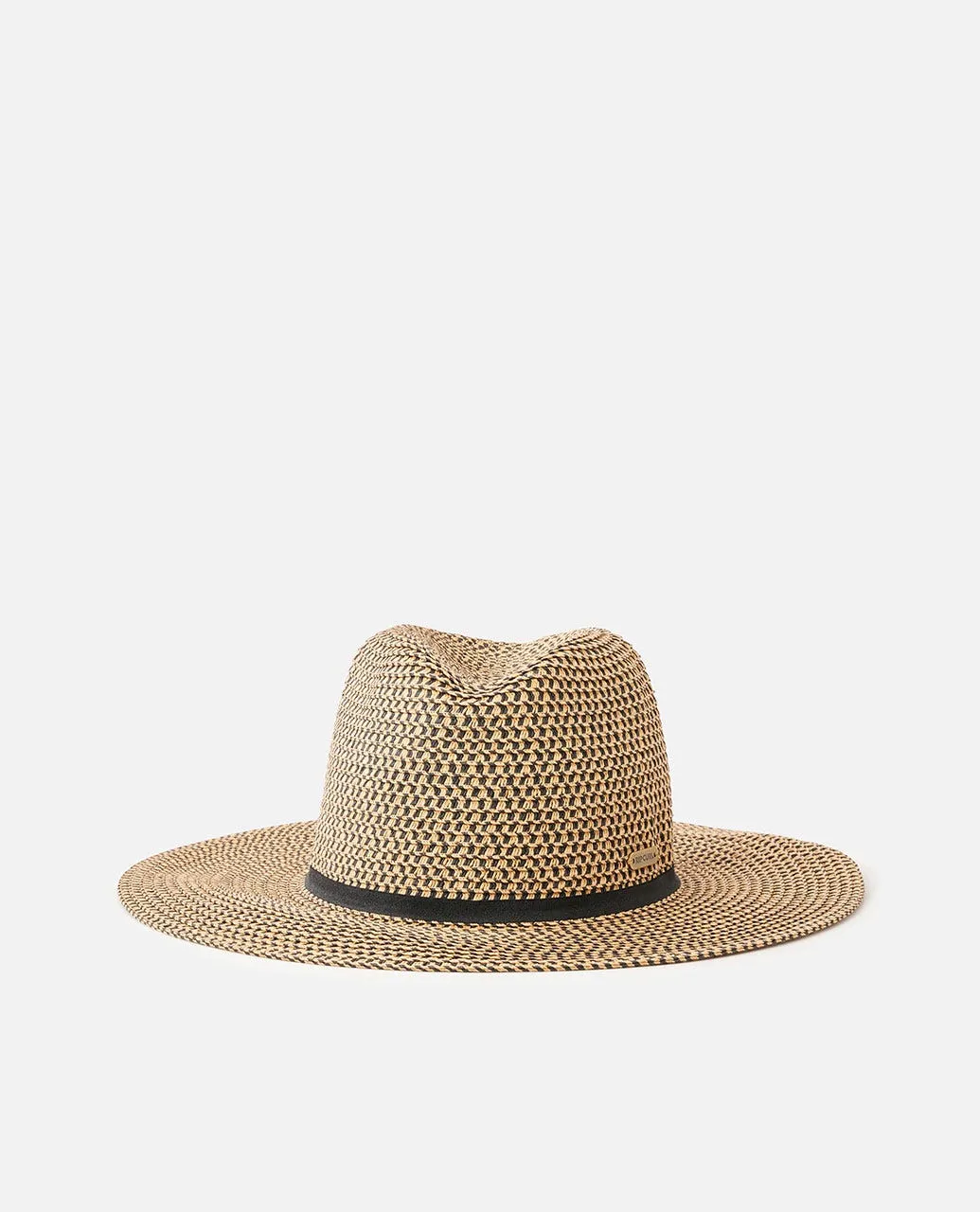 RIP CURL CLASSIC SURF UPF PANAMA - BLACK/TAN