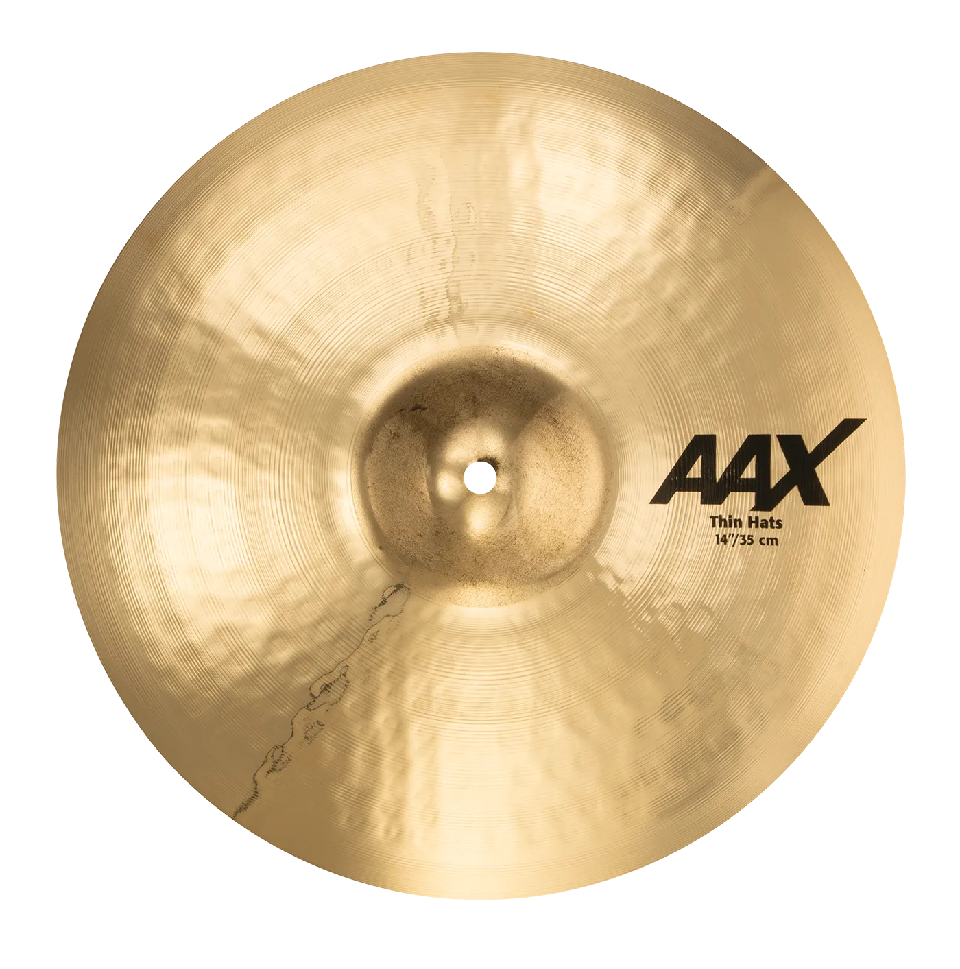 SABIAN 1401XC/1B 14" AAX Thin Top Hi Hat Cymbal Only Brilliant Finish Made In Canada