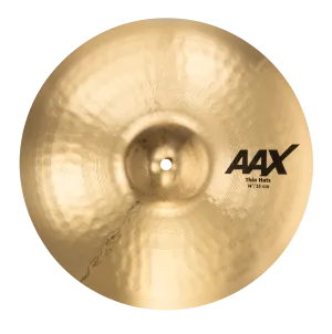 SABIAN 1401XC/1B 14" AAX Thin Top Hi Hat Cymbal Only Brilliant Finish Made In Canada
