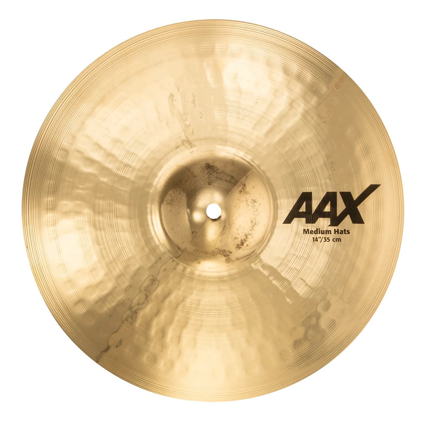 SABIAN 21402XC/1B 14" AAX Medium Top Hi Hat Cymbal Only Brilliant Finish Made In Canada