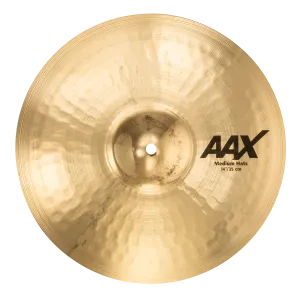SABIAN 21402XC/1B 14" AAX Medium Top Hi Hat Cymbal Only Brilliant Finish Made In Canada