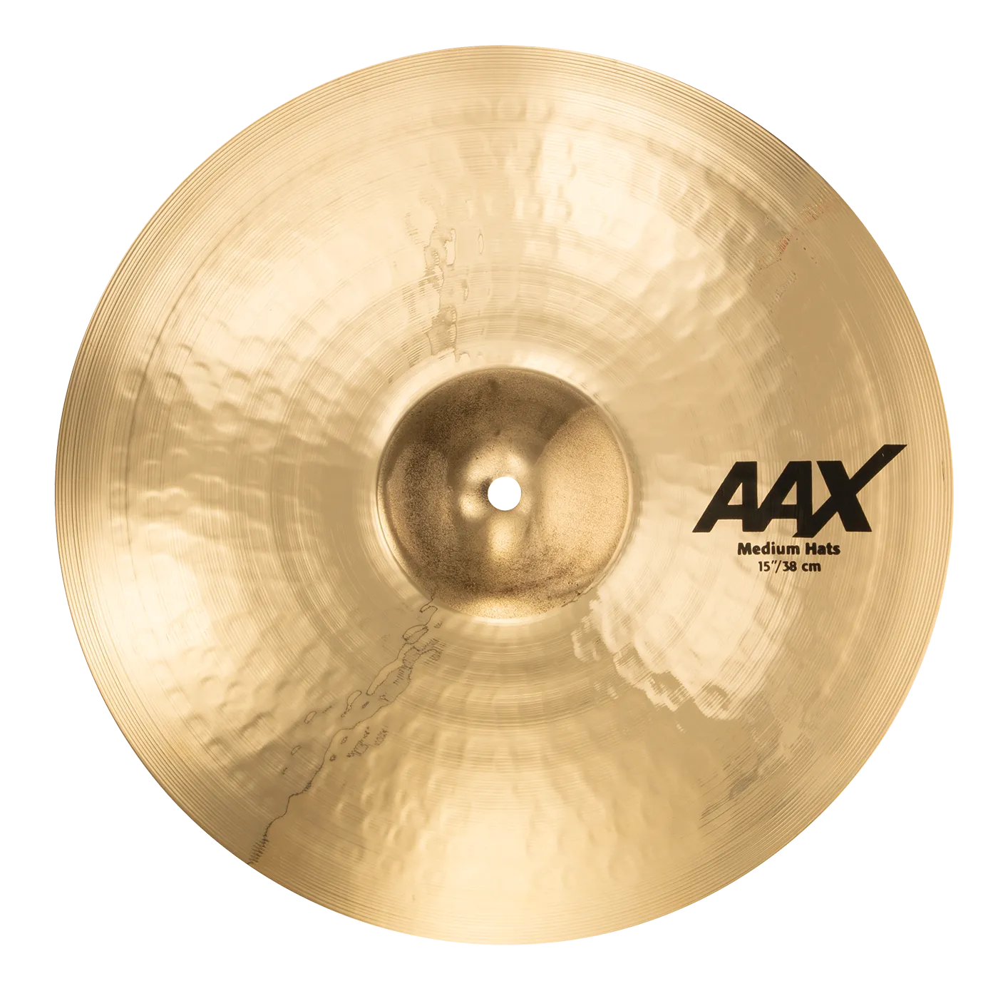 SABIAN 21502XC/1B 15" AAX Medium Hi Hat Cymbal Top Only Brilliant Finish Made In Canada