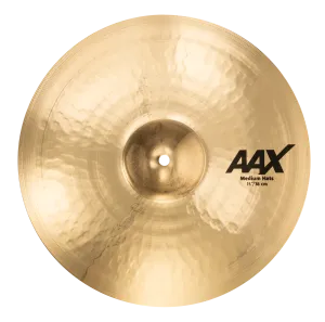 SABIAN 21502XC/1B 15" AAX Medium Hi Hat Cymbal Top Only Brilliant Finish Made In Canada