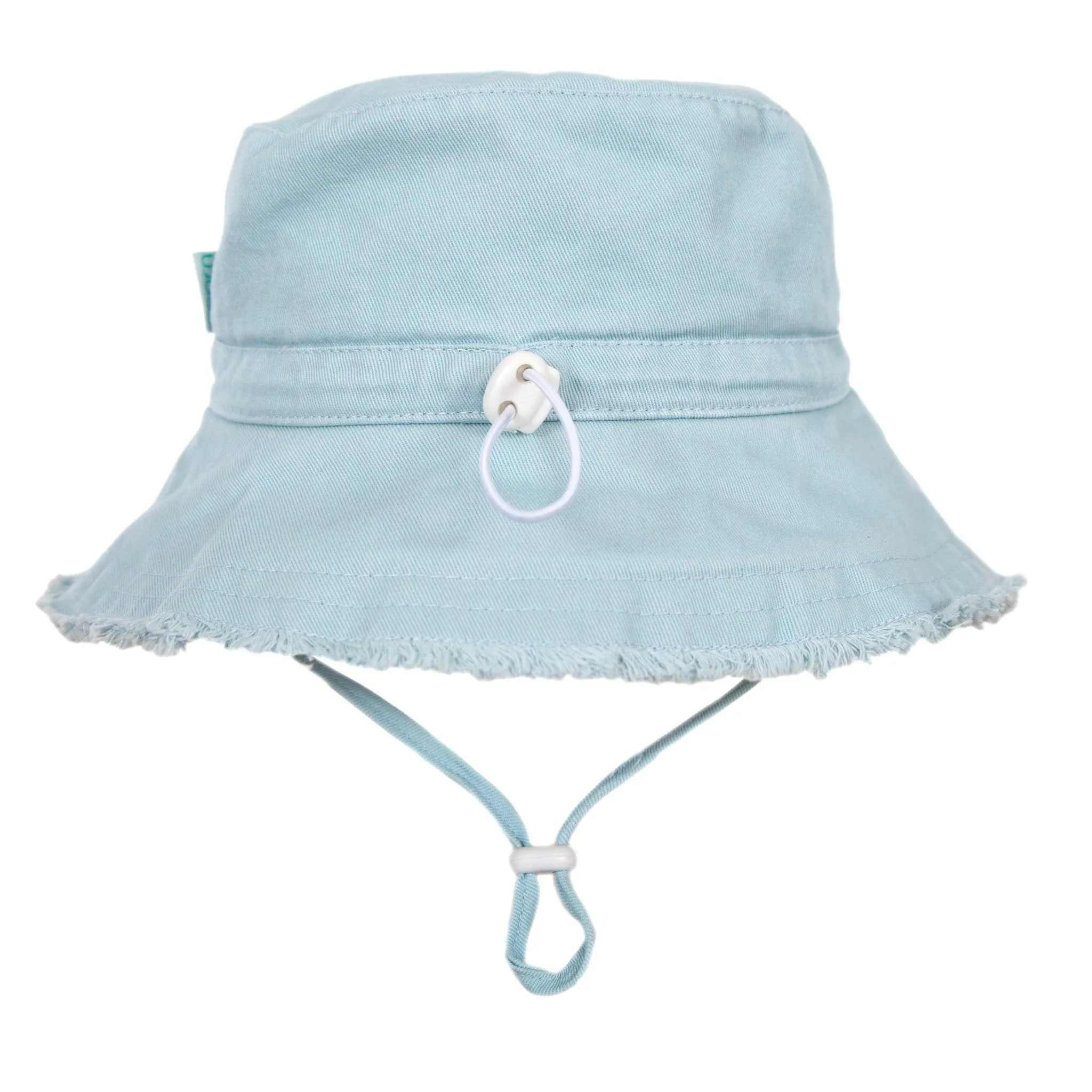Seafoam Frayed Bucket Hat