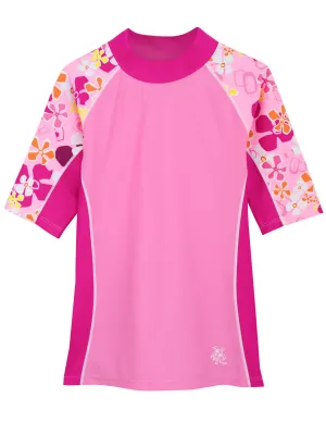 Seaside Short Sleeve Rash Guard - Fresia