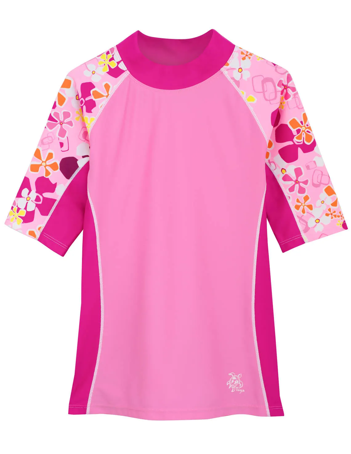 Seaside Short Sleeve Rash Guard - Fresia