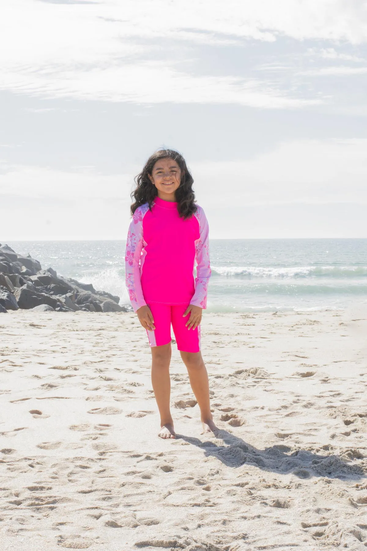Shoreline Long Sleeve Rash Guard - Baya (MADE IN USA)