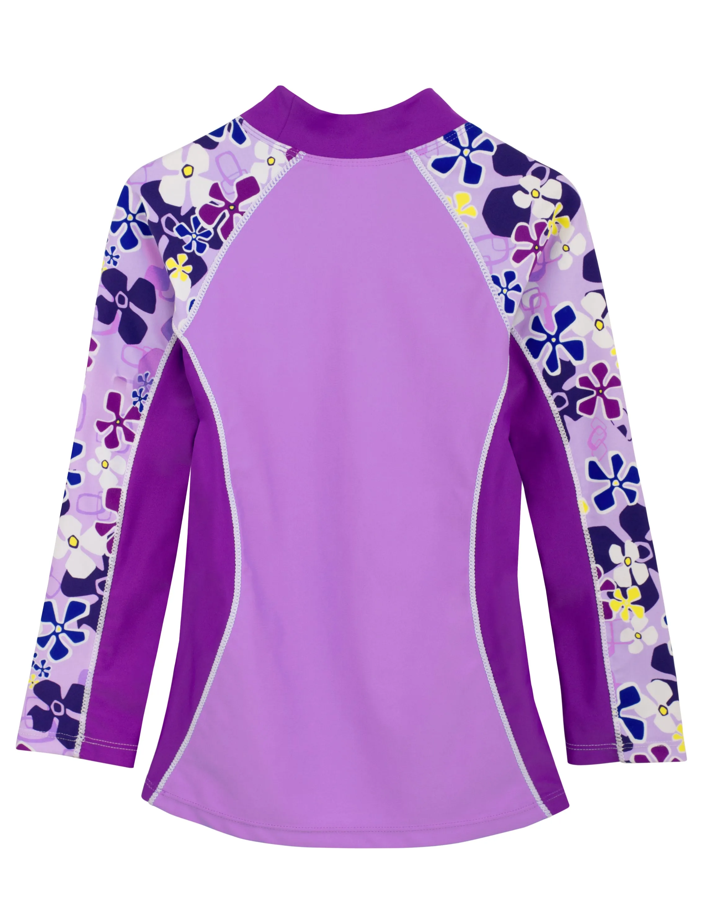 Shoreline Long Sleeve Rash Guard - Verbena