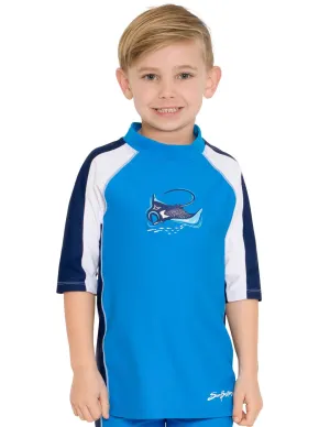 Short Sleeve Rash Guard - Dusk Blue