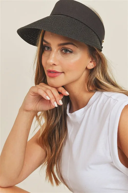 SOLID VISOR SUN HAT
