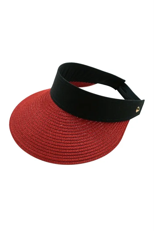 SOLID VISOR SUN HAT