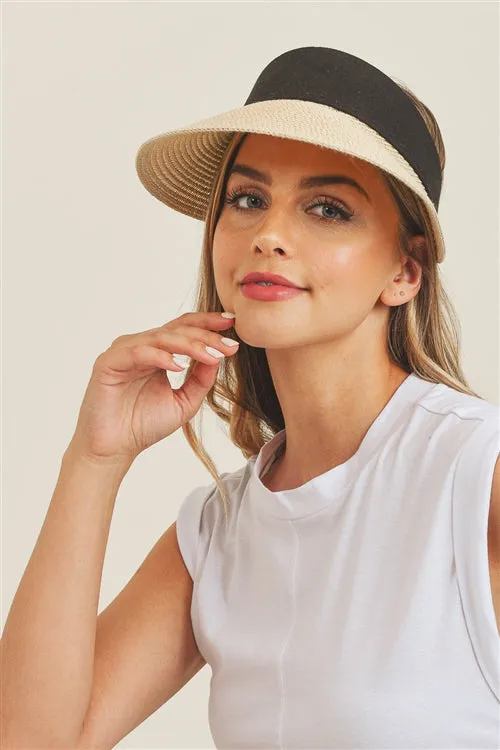 SOLID VISOR SUN HAT