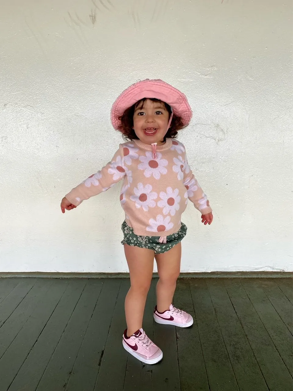 Strawberry Frayed Bucket Hat