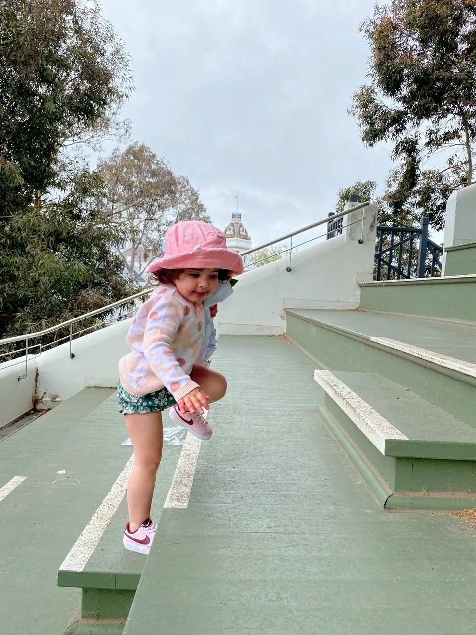 Strawberry Frayed Bucket Hat