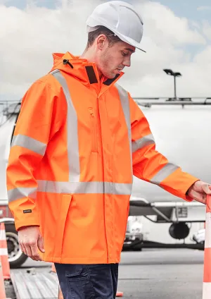 Syzmik Mens Hi Vis X Back Heavy Duty Waterproof Jacket - ZJ620-AU