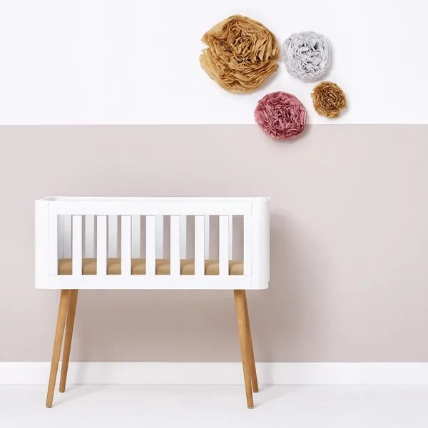 The Little Green Sheep Organic Crib Fitted Sheet - Honey