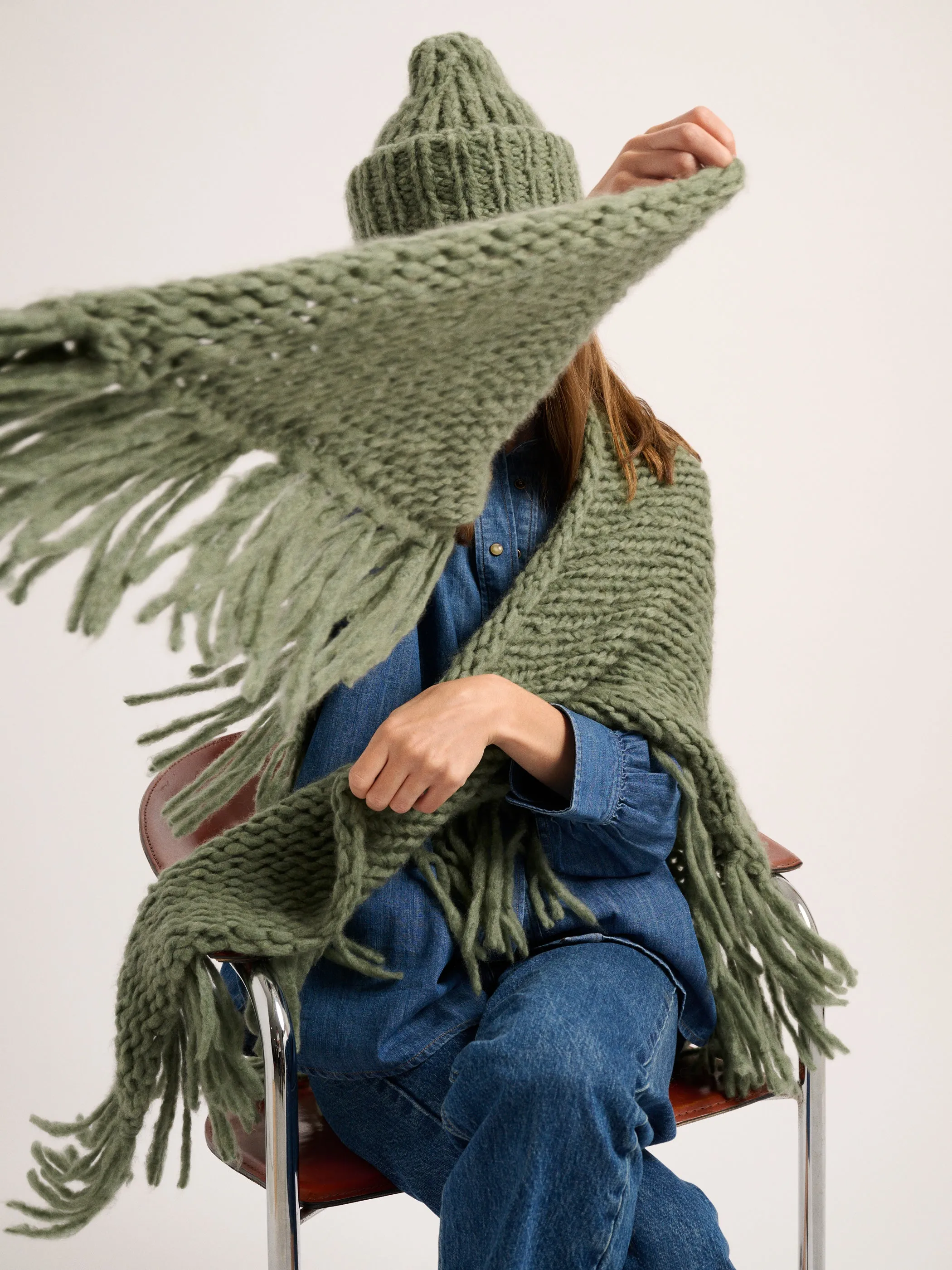 The Zoofka Shawl in Cashmere