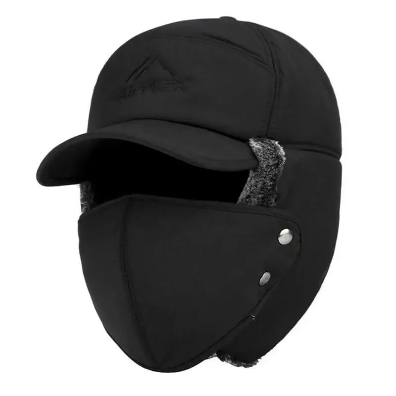 Trendy Winter Hats Men Women face and Ear Protection