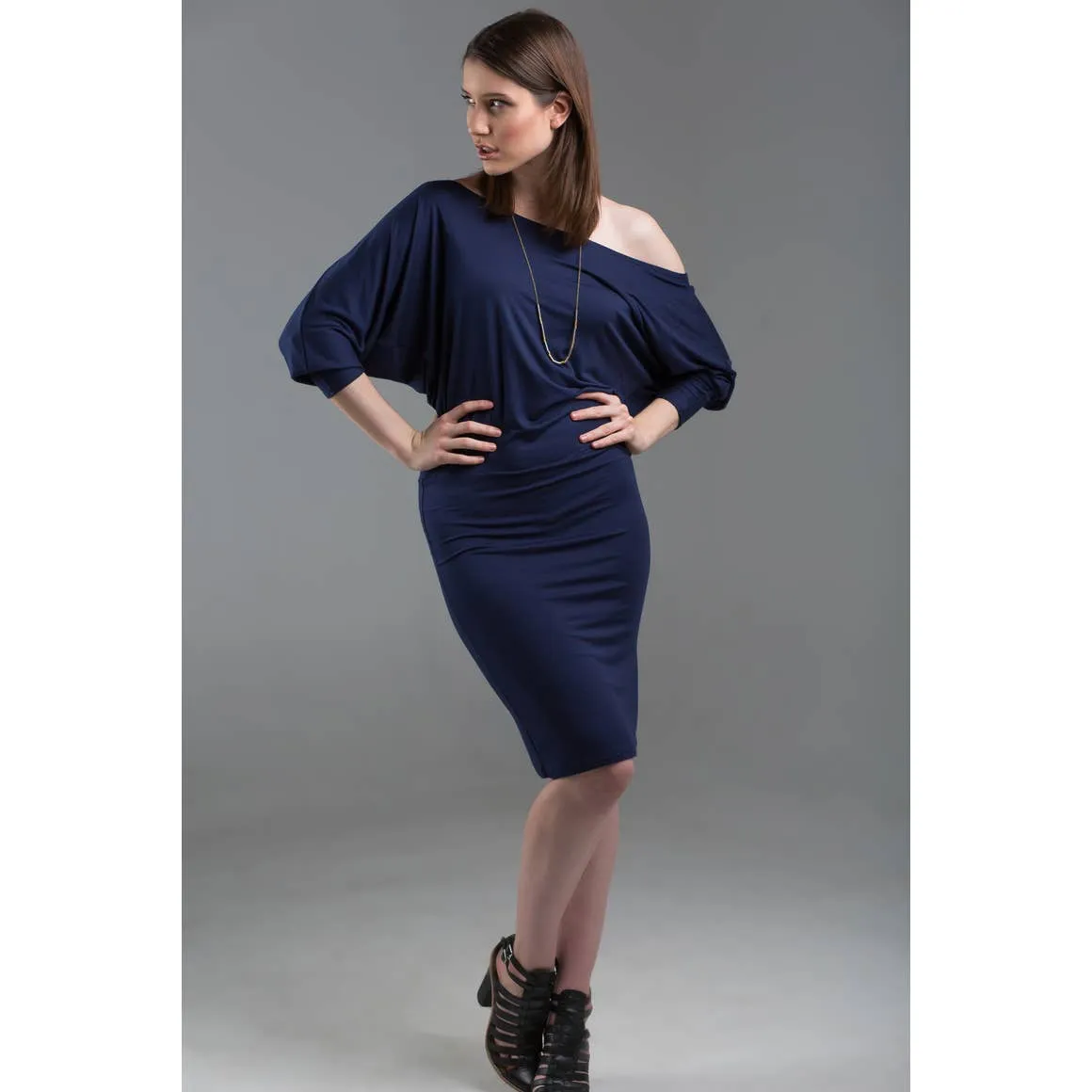 Twix Knit Versatile Dress - Navy