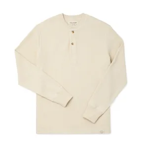 Waffle Knit Henley | Sand