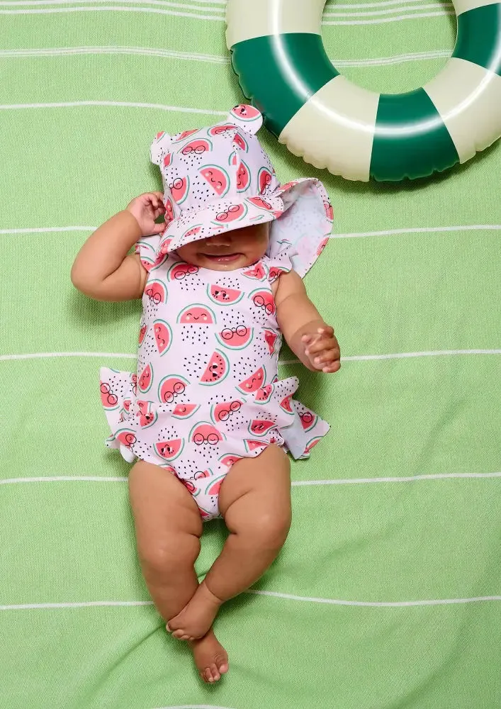 Waltzer - Watermelon Frill Swimsuit