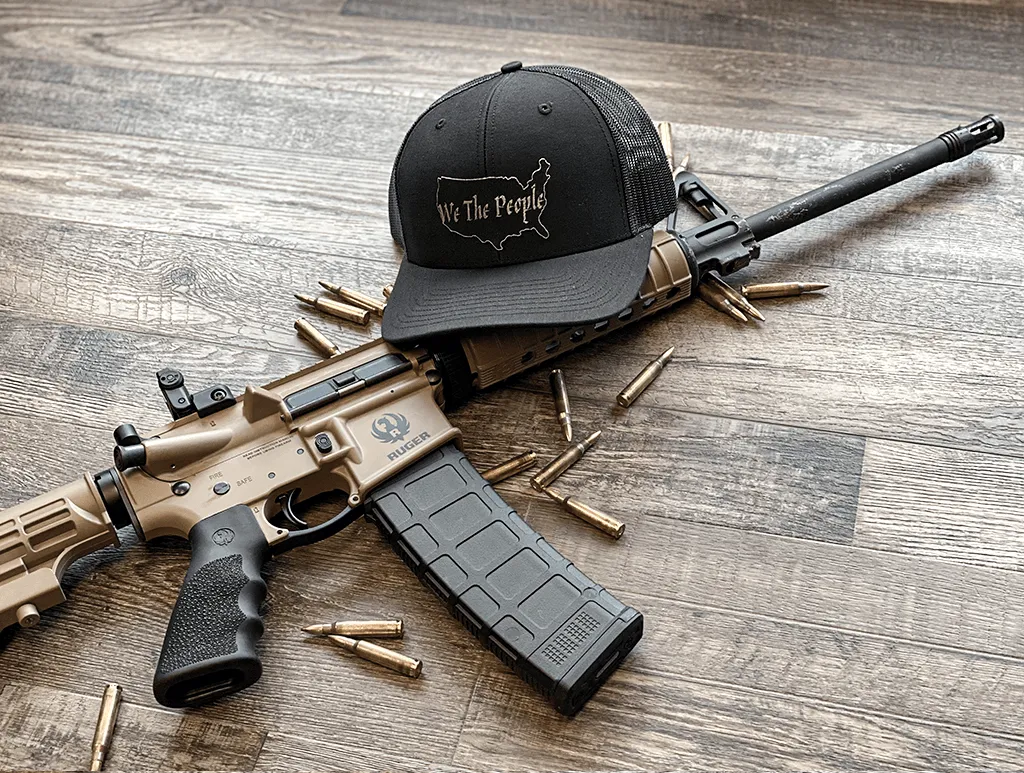 We The People USA Black Patch Hat