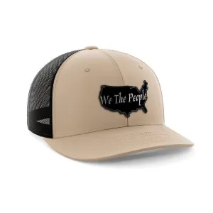 We The People USA Black Patch Hat