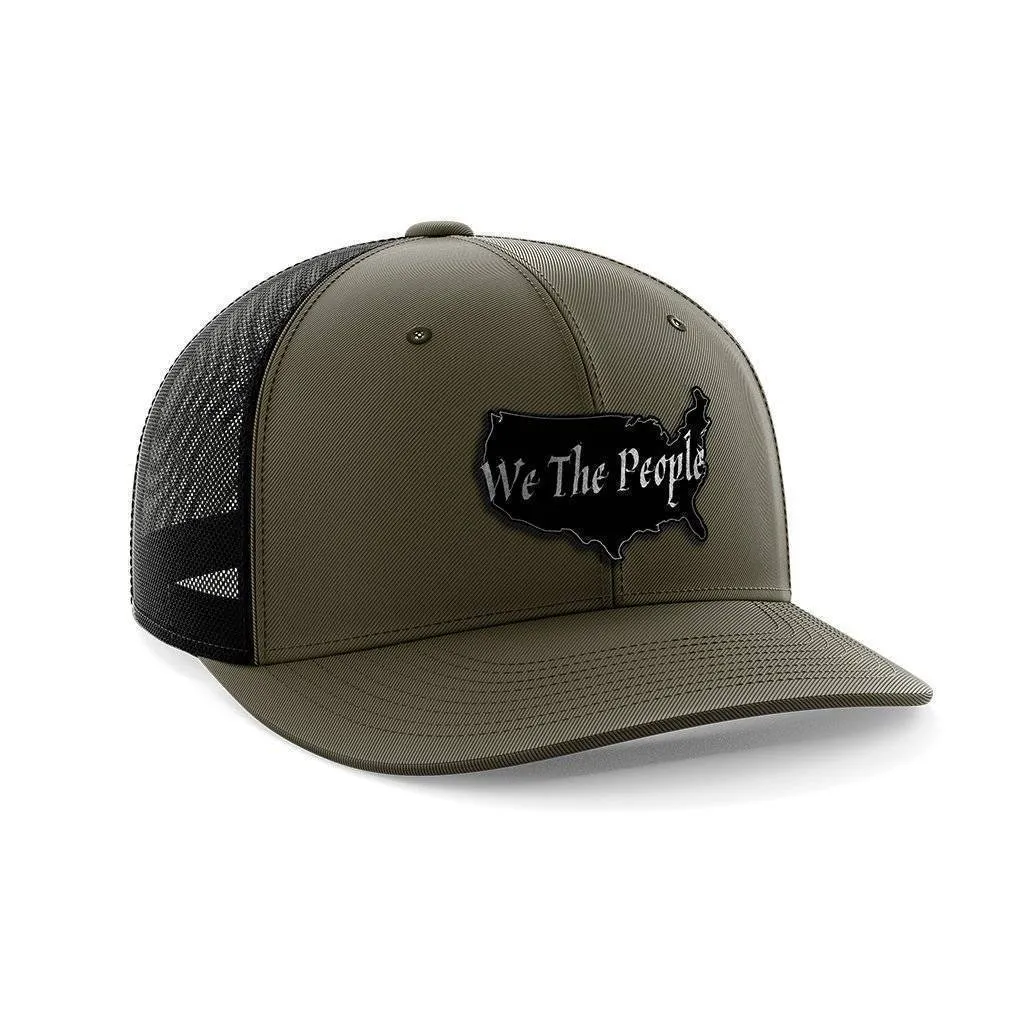We The People USA Black Patch Hat