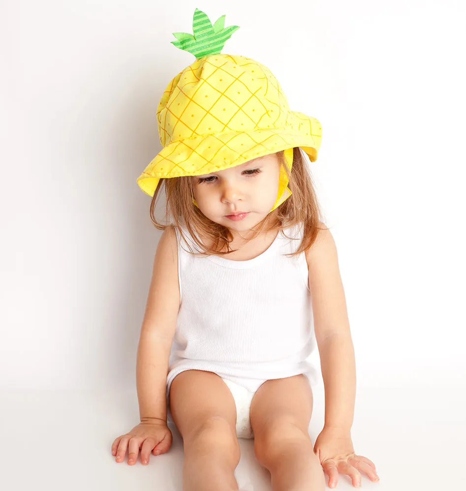 Zoocchini Baby Sun Hat Pinapple - 3-6m